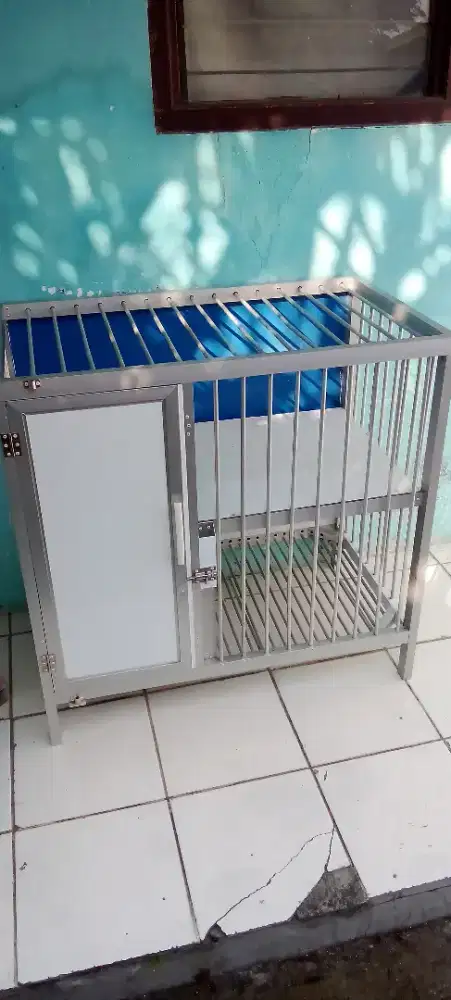 Kandang kucing full alumunium