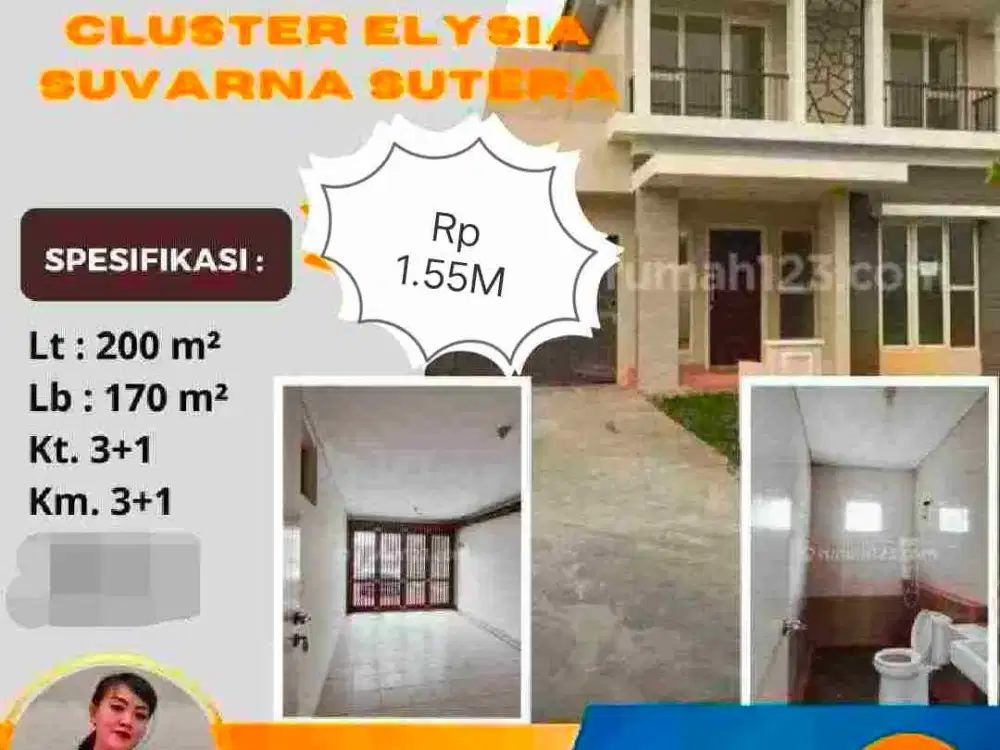 Murah Suvarna Sutera Elysia Lt. 200 Cikupa Tangerang