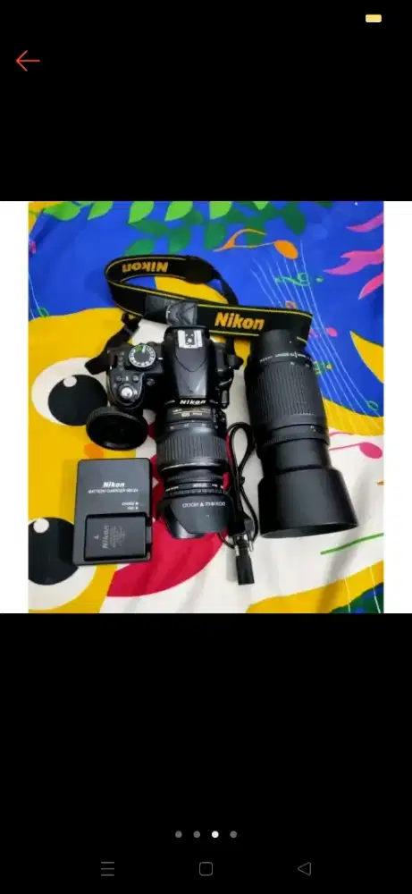 Kamera Nikon d3100+lensa bawaan dan tamron