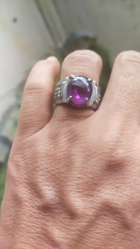 Batu natural kecubung kalimantan