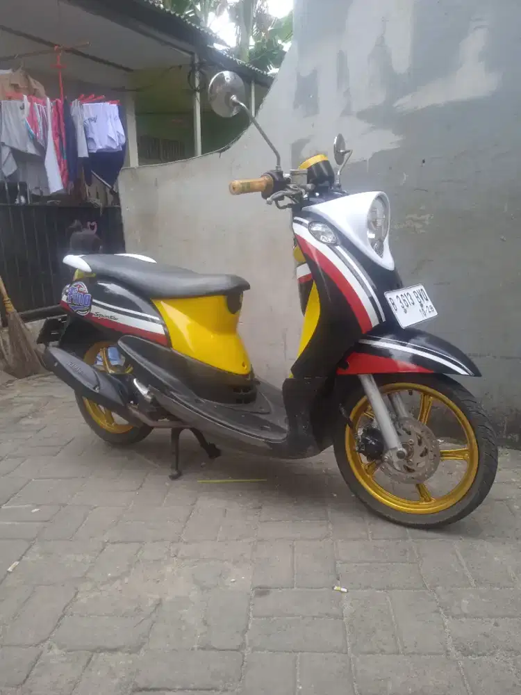 Yamaha Fino karbu th 2013 original ss komplit
