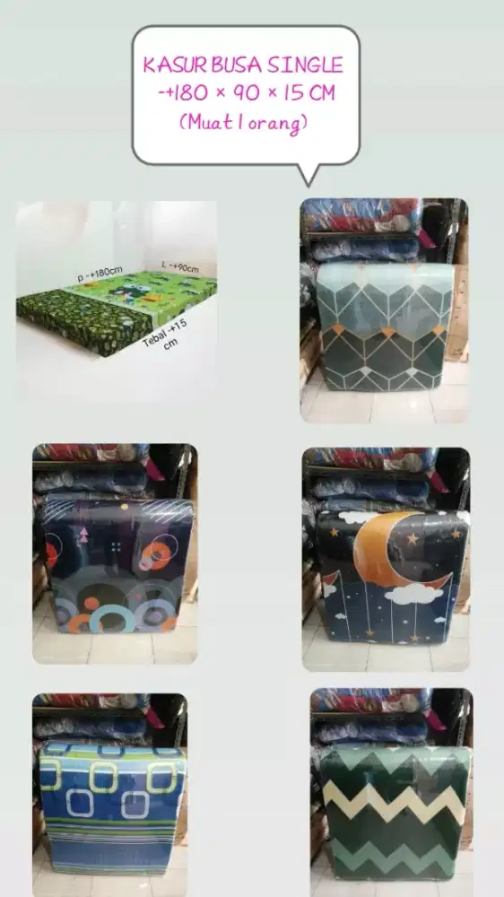KASUR BUSA ANAK KOST SINGLE