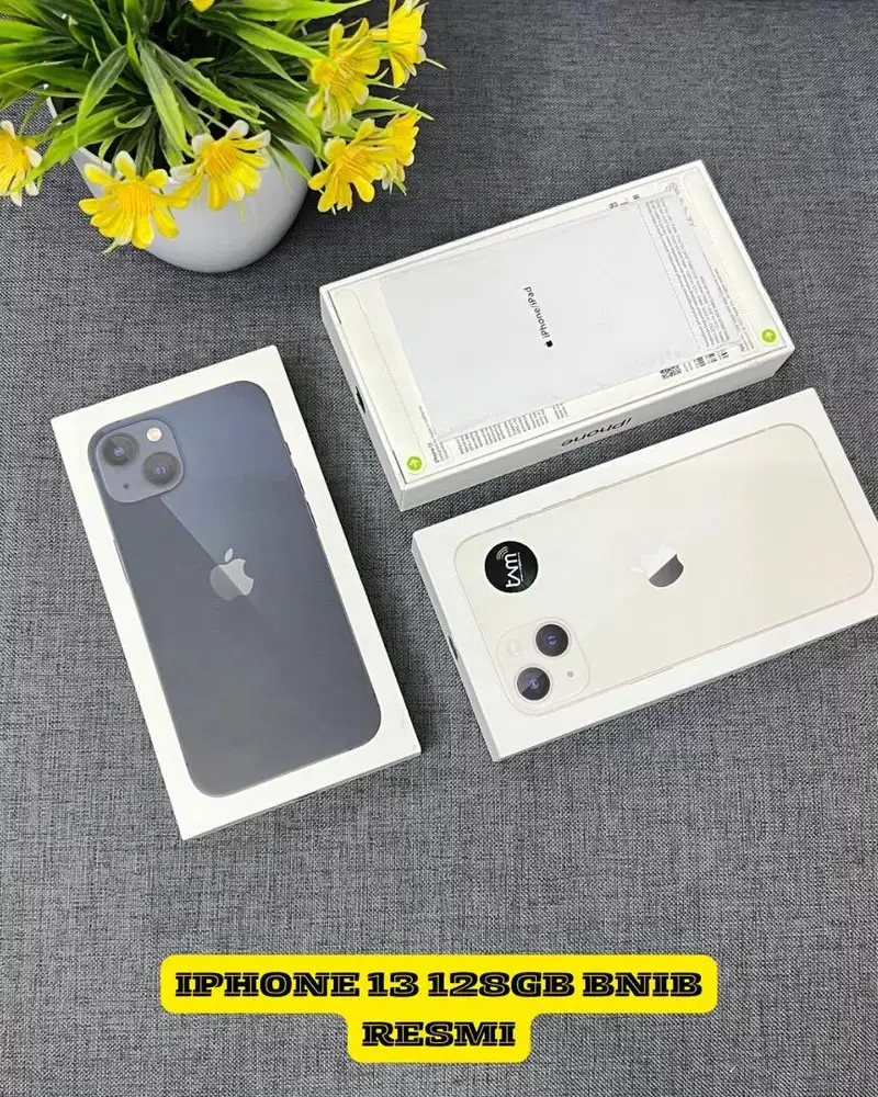 Iphone 13 128gb midnight  new resmi
