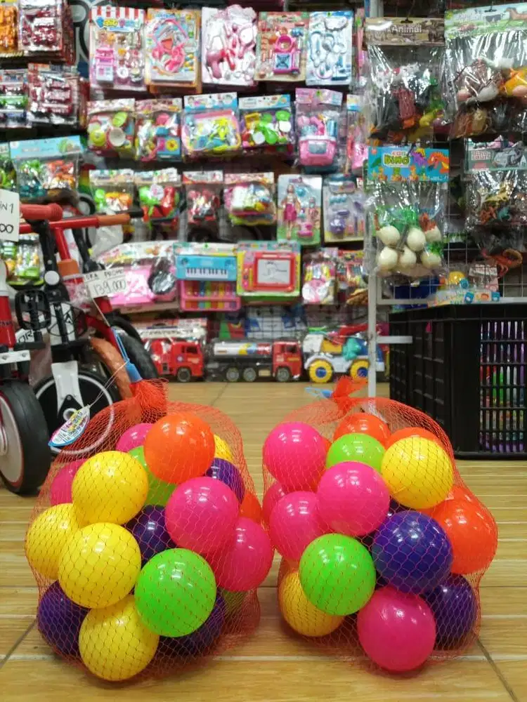 mainan anak mandibola isi 25