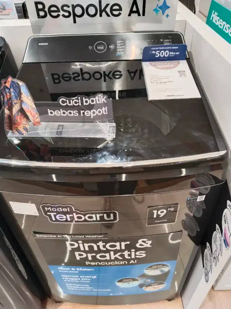 MESIN CUCI SAMSUNG TOP LOAD 19KG