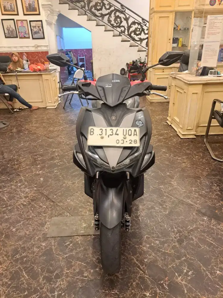 DIJUAL CEPAT AEROX 2018 SURAT LENGKAP MESIN ADEM MINUS PAJAK OF 2×