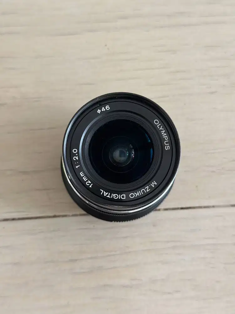 Olympus M Zuiko Digital 12mm f2 - Lensa MFT M43 Fix Bokeh - R02063