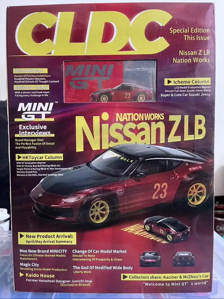 Mini GT 1/64 Nissan Z LB Nation Works Gem Red with CLDC