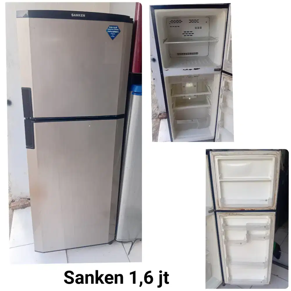 Kulkas SANKEN bekas bergaransi