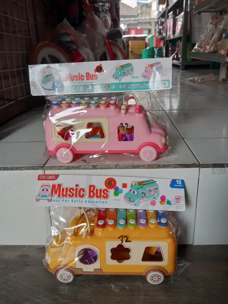 Mainan anak bis Xylophone set block