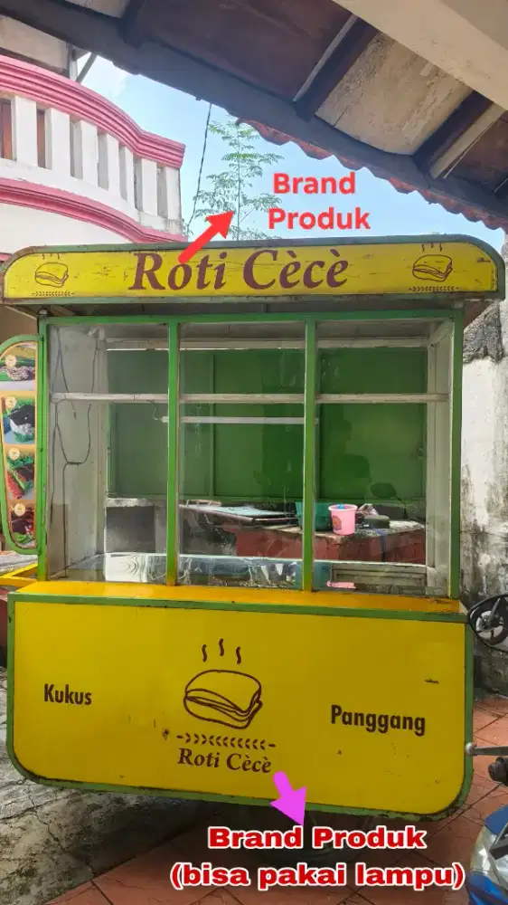 Dijual Gerobak bahan kokoh dan tebal