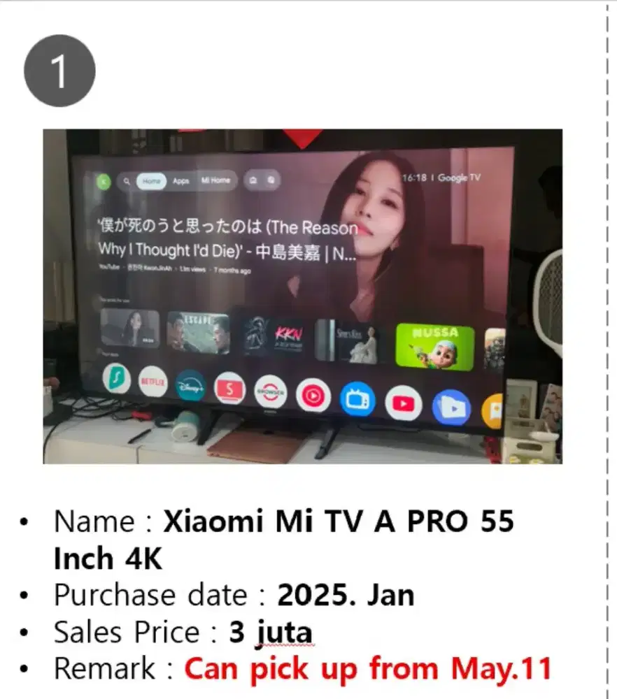 Xiaomi Mi TV a pro 55inch 4k