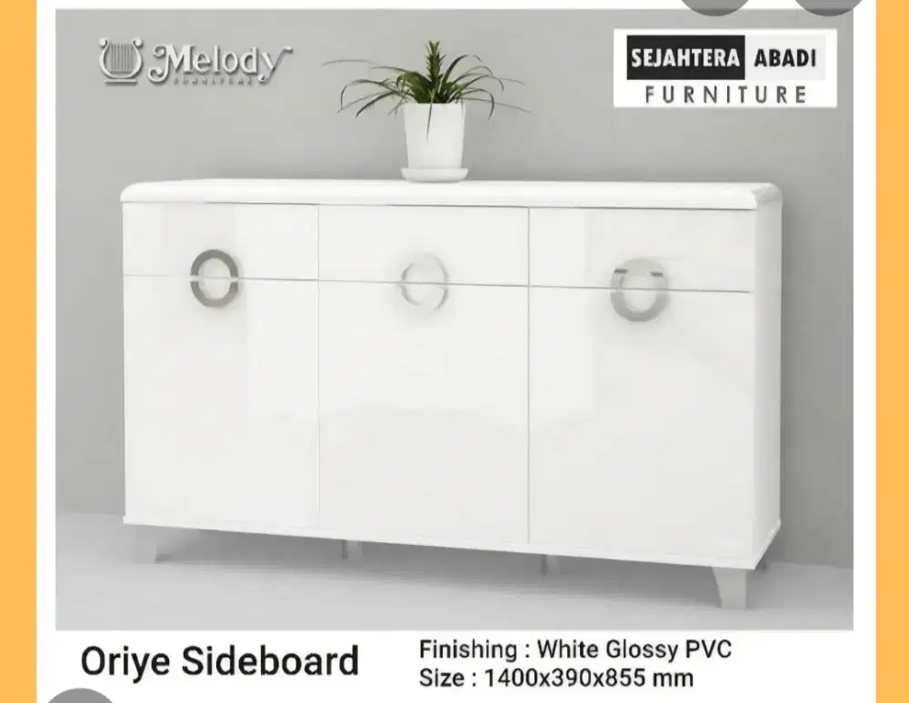 Disc 50% buffet minimalis glossy