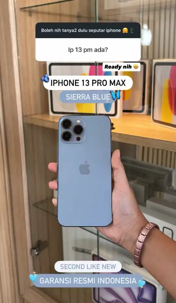 Iphone 13 pro max second like new cicilan cukup ktp