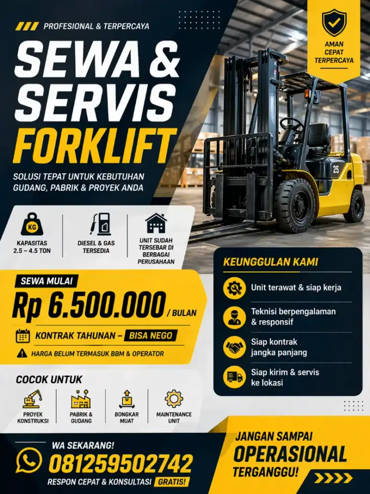 RENTAL DAN JUAL FORKLIFT