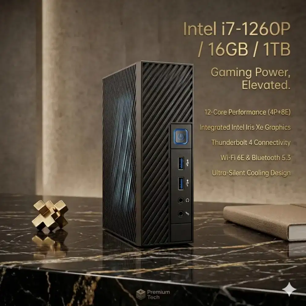 [PREMIUM] Mini ITX Gaming i7-1260 | 16GB | 1TB SSD