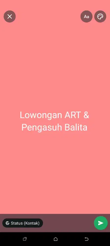 Lowongan ART dan Pengasuh
