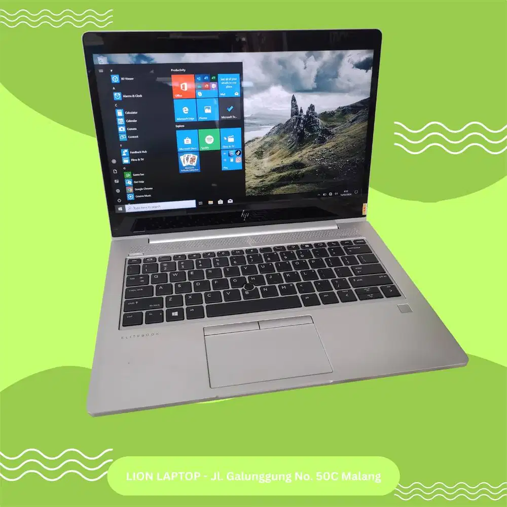 Core i7 gen 8 RAM 8GB Touchscreen Slim HP Elitebook 830 G6 [26|04]