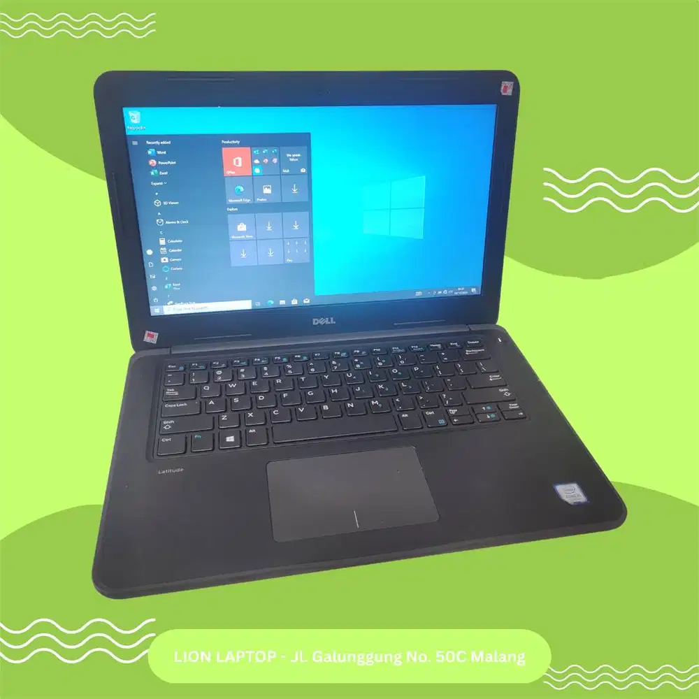 Core i5 Gen 7 Murah Mulus RAM 8GB SSD 256GB Dell Latitude 3380 [26|04]