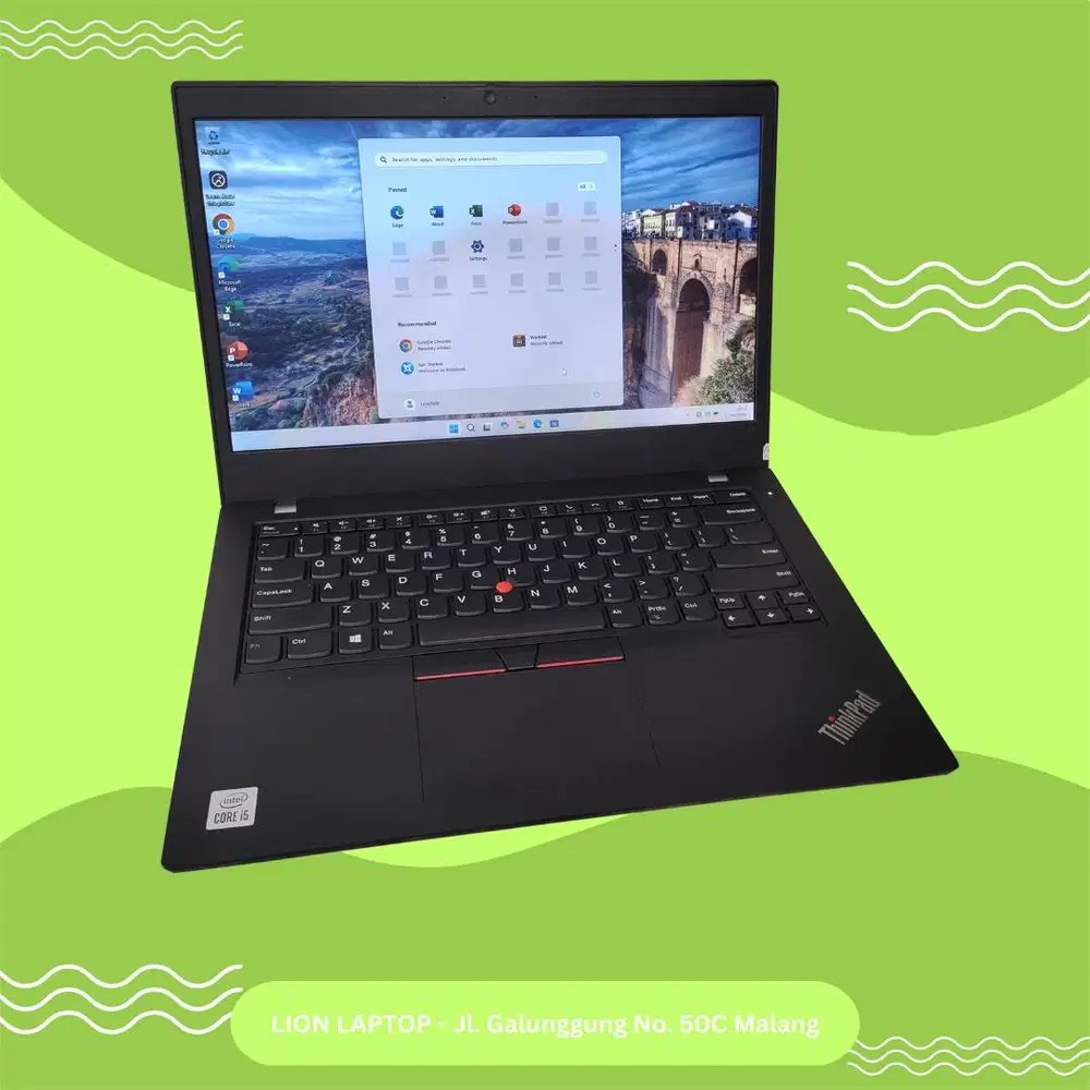 i5 Gen 10 Murah RAM 8GB SSD 256GB Lenovo Thinkpad L14 [26|04]