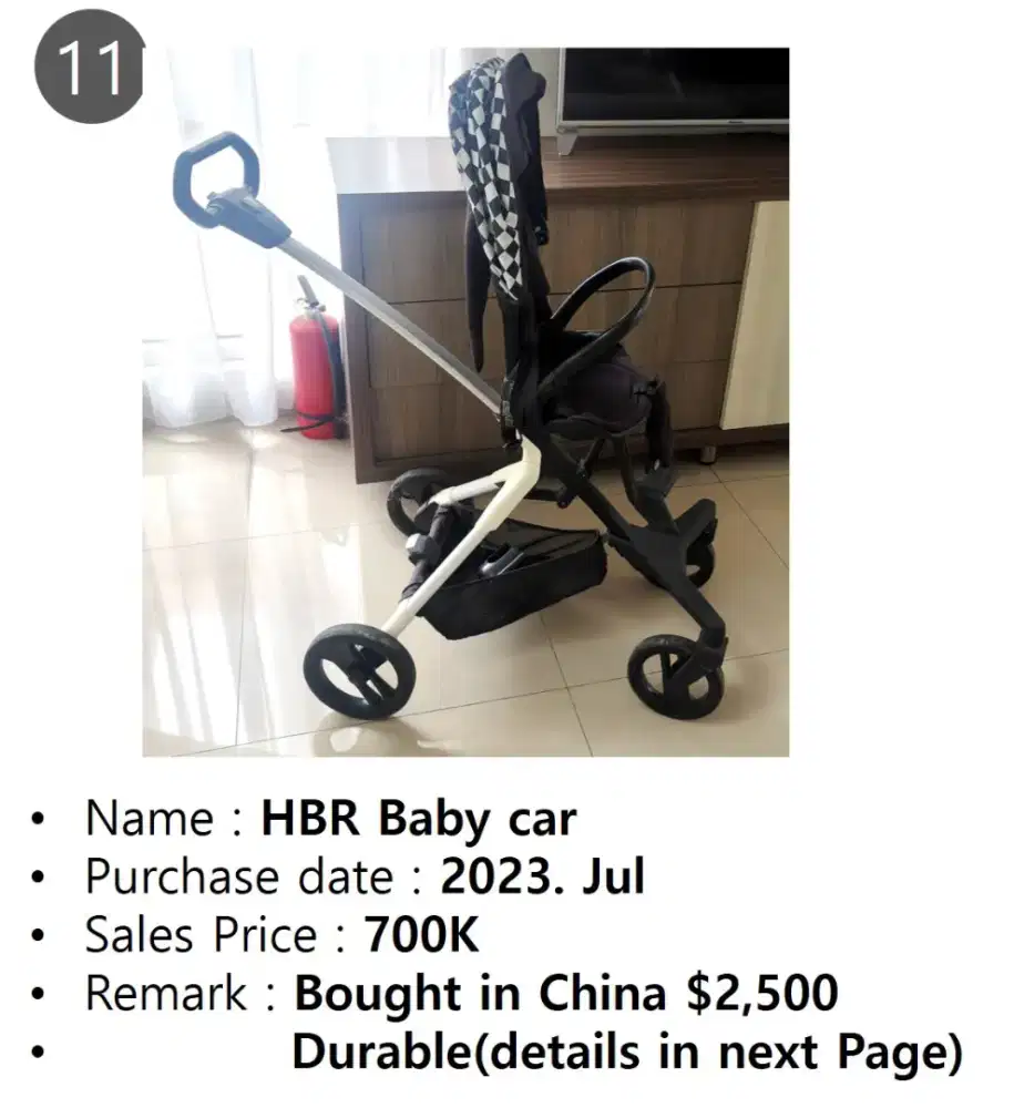 HBR Baby trolley from China