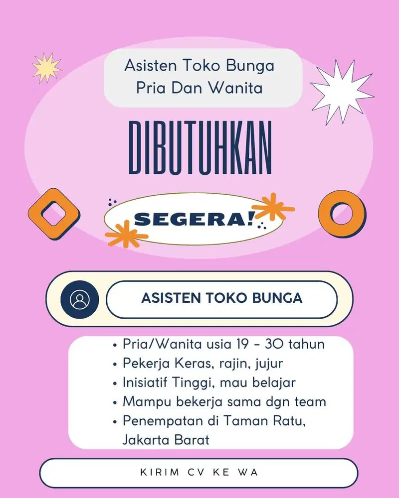 STAFF TOKO BUNGA