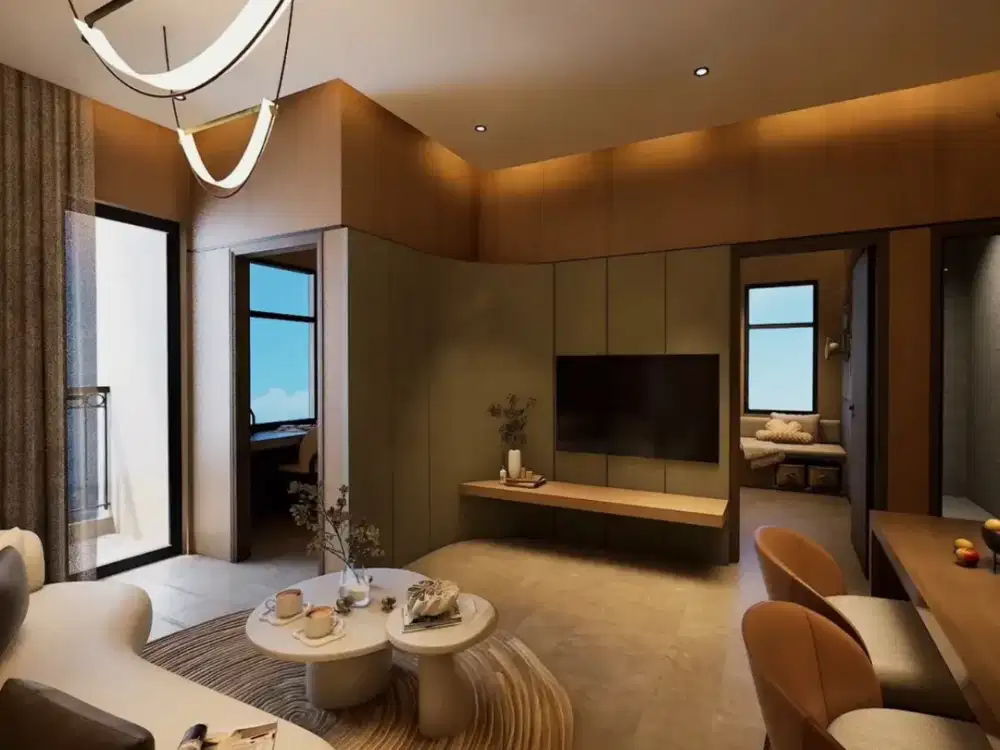 Apartment 3 Kamar View Sunset di Kawasan Cpi