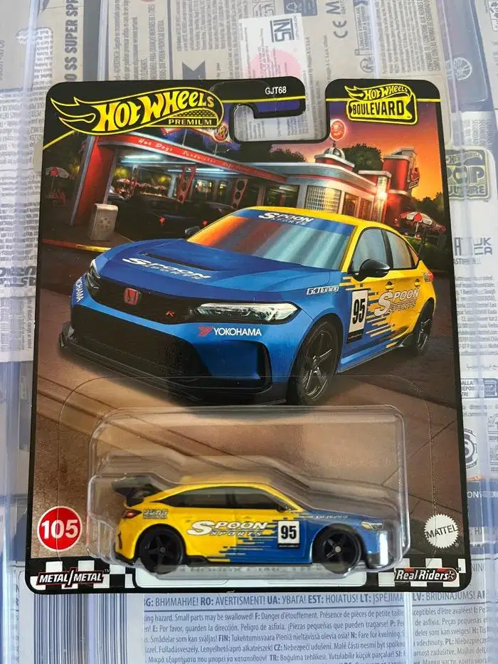 Hot Wheels Premium - 24 Honda Civic Type-R (Civic Spoon)