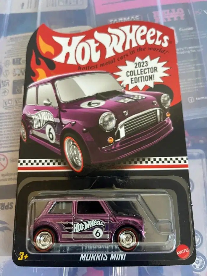 Hot Wheels Morris Mini Purple - 2023 Collector Edition