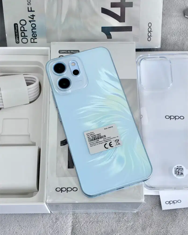promo cashback harga Oppo Reno 14F 5G, cicilan pakai ktp langsung jadi