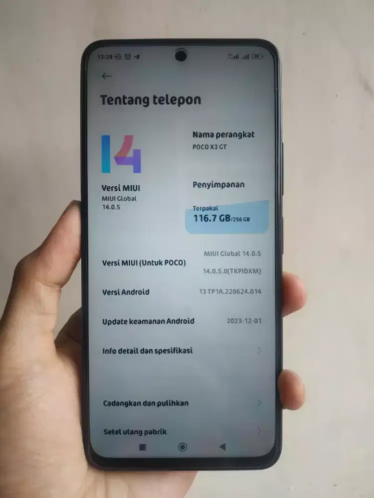 Poco X3 GT 8/256 Ex Garansi Resmi TAM