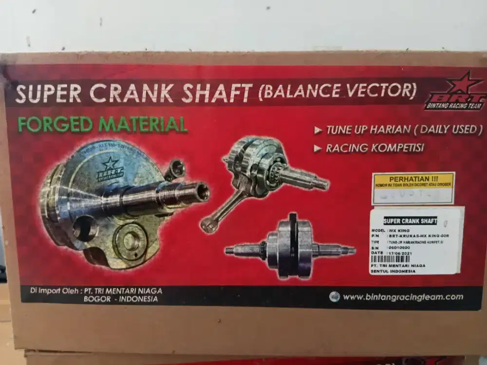 WTS: Super Crankshaft BRT (Balance Vector) MX King