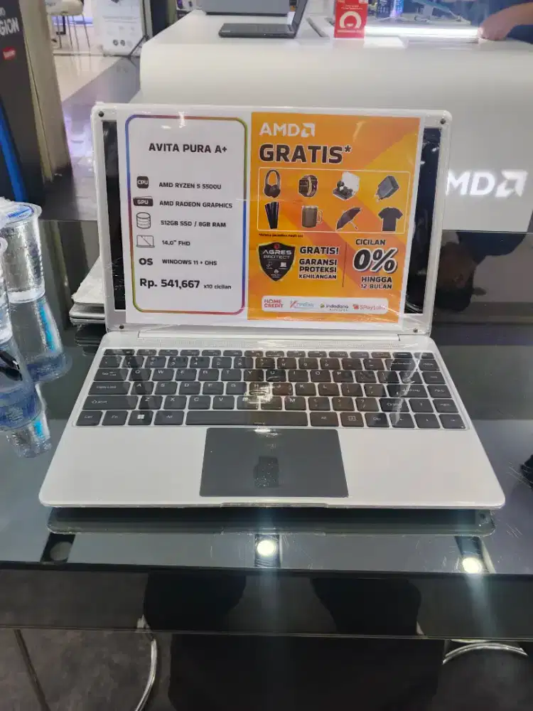 Laptop Avita Pura A+ Ryzen 5 | Bisa cicilan Syarat cukup KTP saja