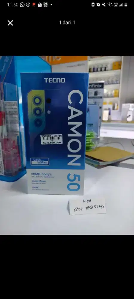 TECNO CAMON 50 8/128 | ATLANTIS DAHSYAT