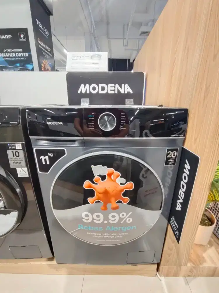 Mesin cuci 11 KG Modena Inverter