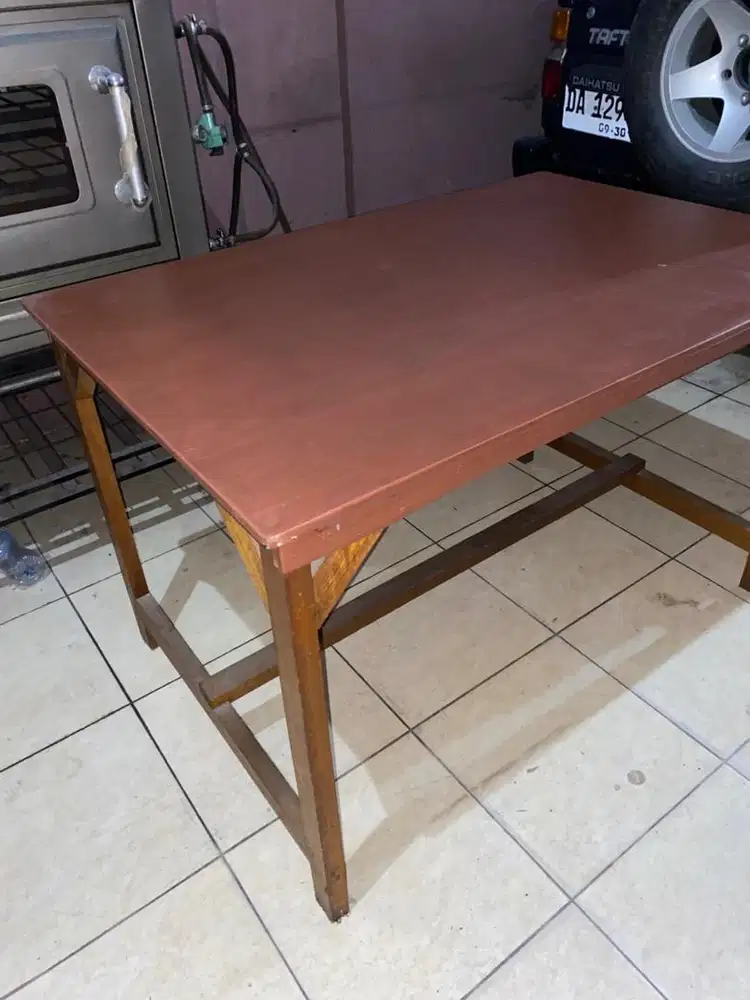 JUAL CEPAT MEJA KAYU BIASA