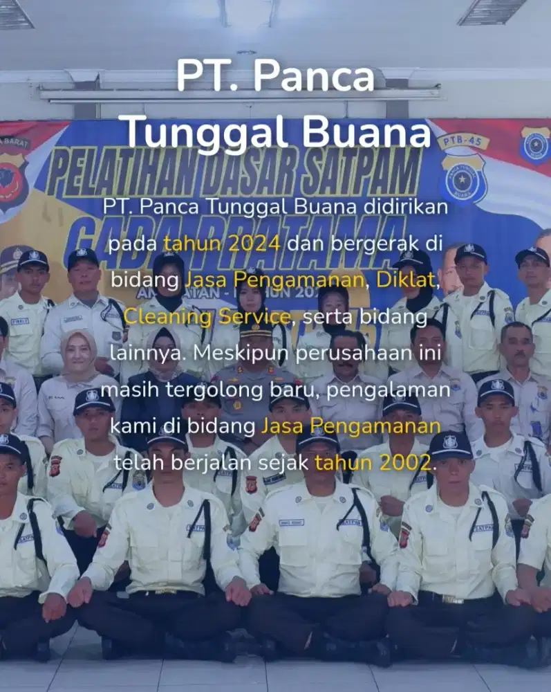Jasa pengamanan dan cleaning service