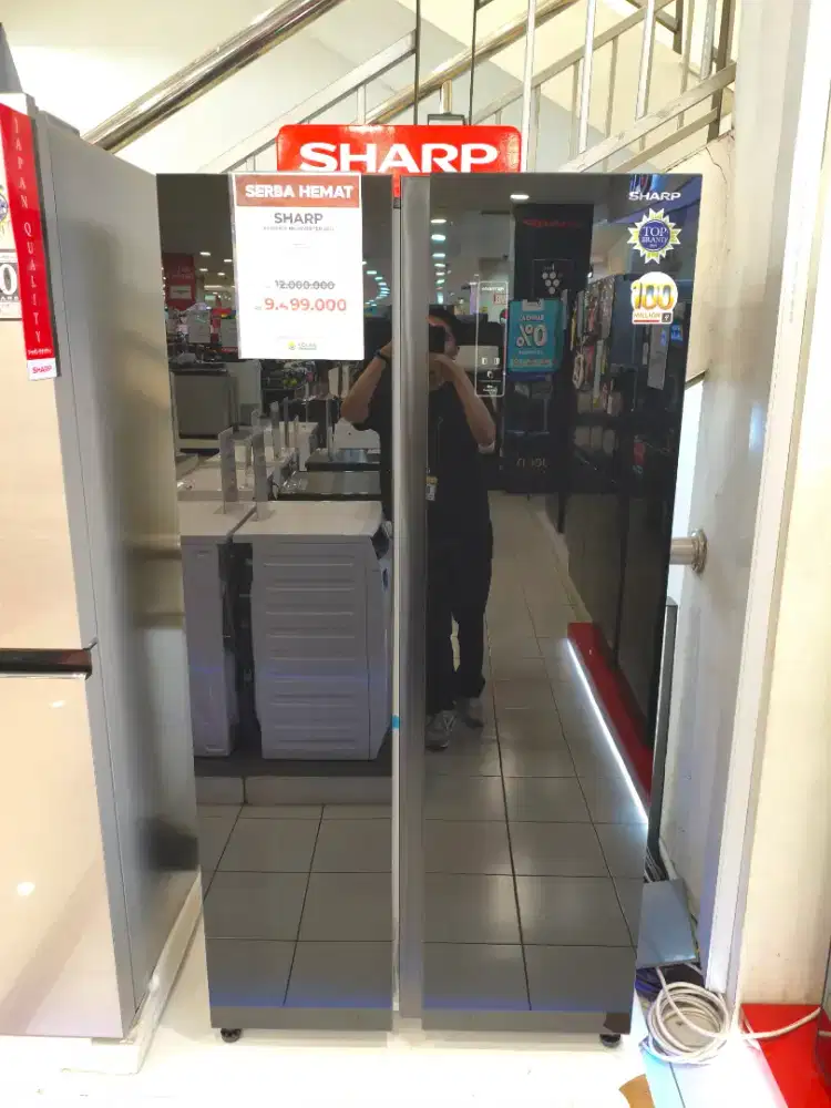 Kulkas SHARP SJ-IS61GA-BK INVERTER 563L