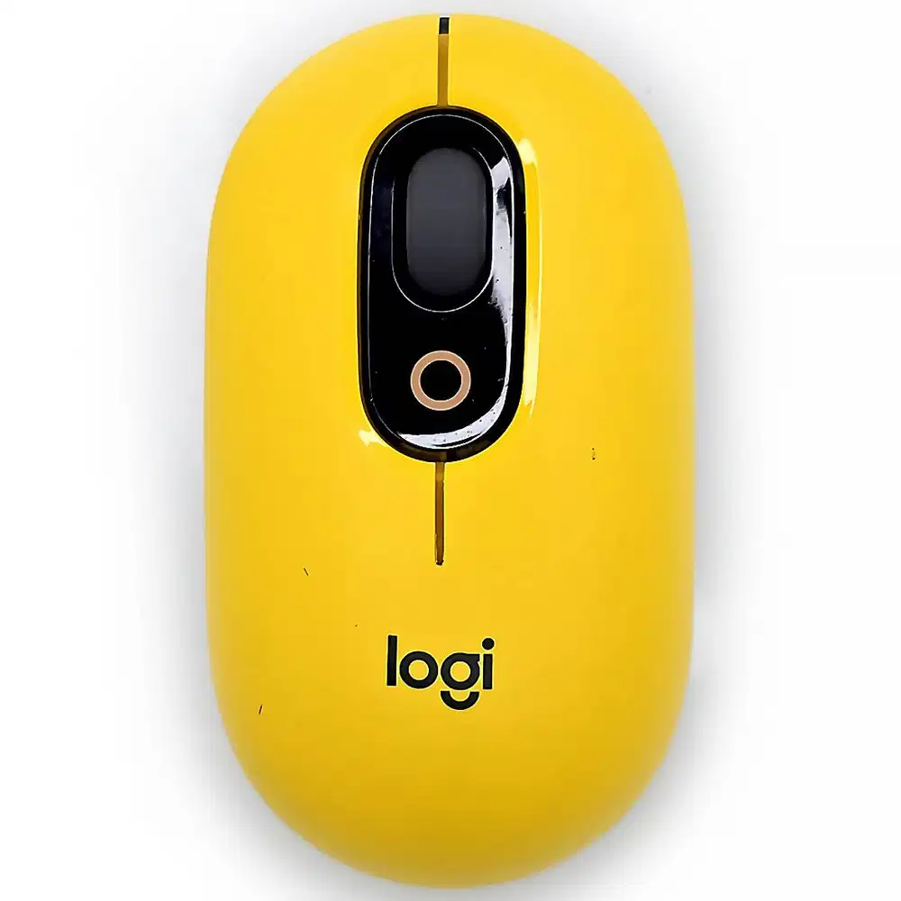 260424B Original Logitech Pop Mouse Blast Yellow Bluetooth SmartWheel