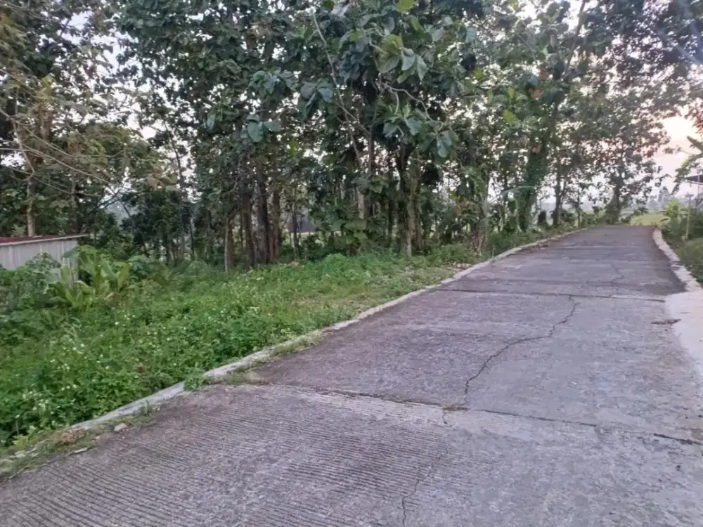 Tanah pinggir jalan siap bangun jual murah