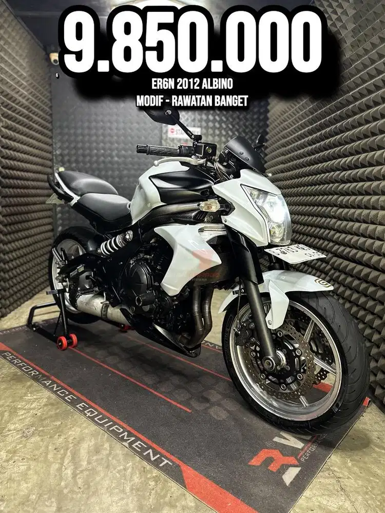 ER6N OR ER 6 N 2012 ALBINO MODIF LOW KM PAJAK ON RAWATAN SUPERB UNIT
