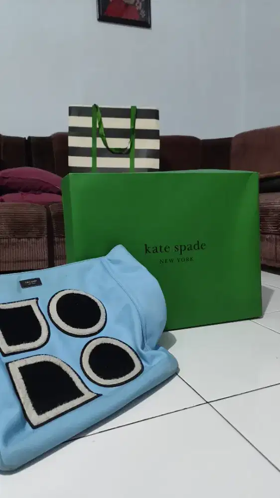 Kate Spade Noel Large Tote Astral Blue (Rare/Discontinued)