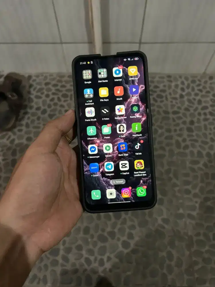 OPPO RENO 2F cek deskripsi