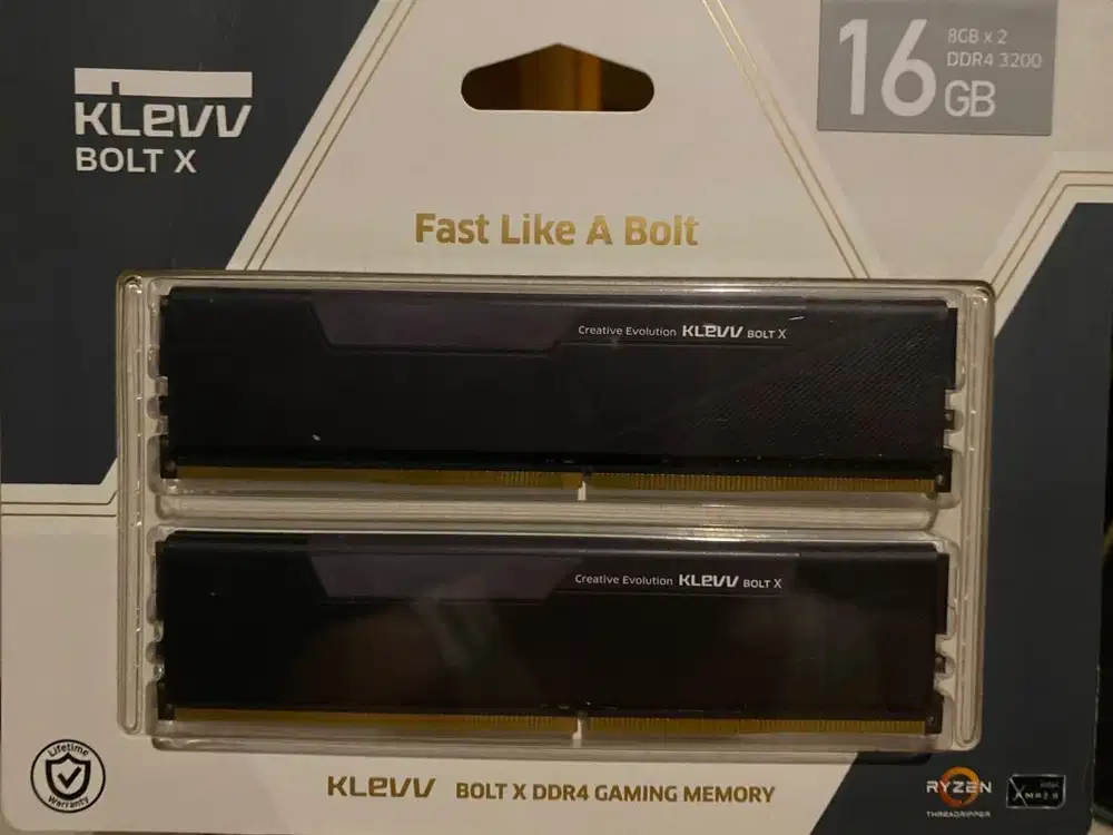 Gaming Memory KLEVV BOLT X 16GB Kit (8GBx2) DDR4 3200MHz