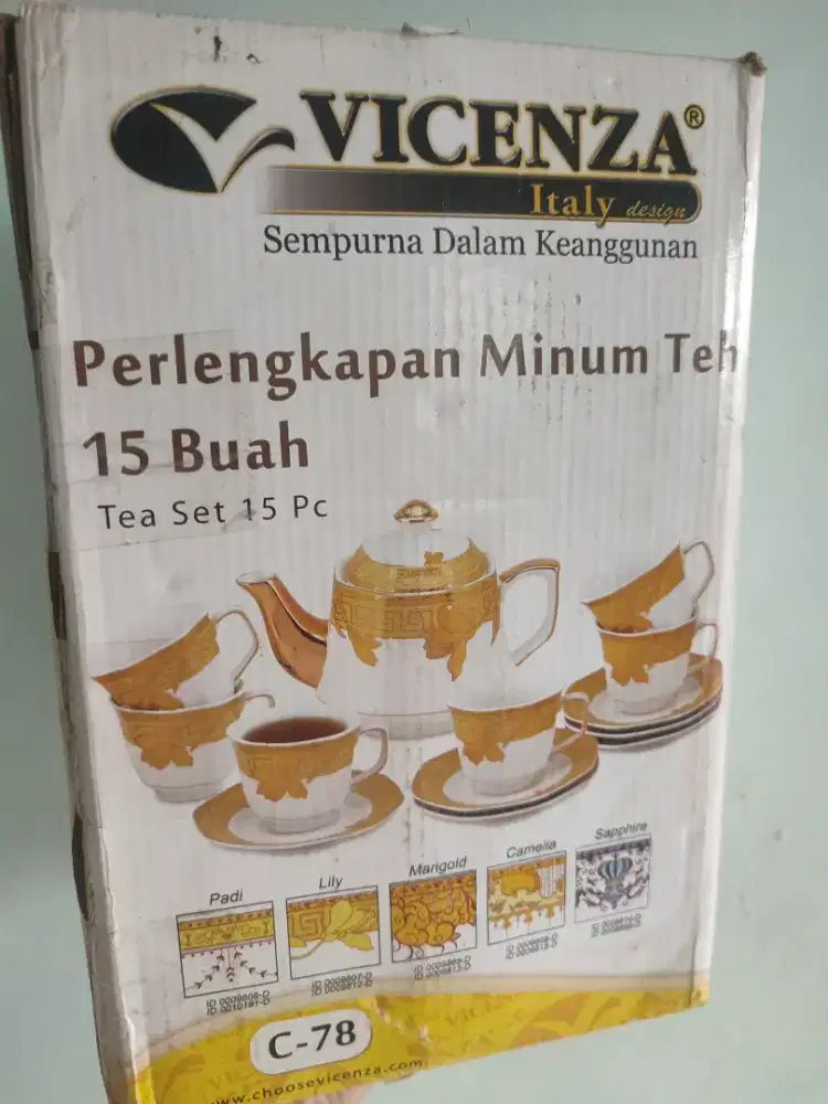 Tea Set Vicenza 15 pcs