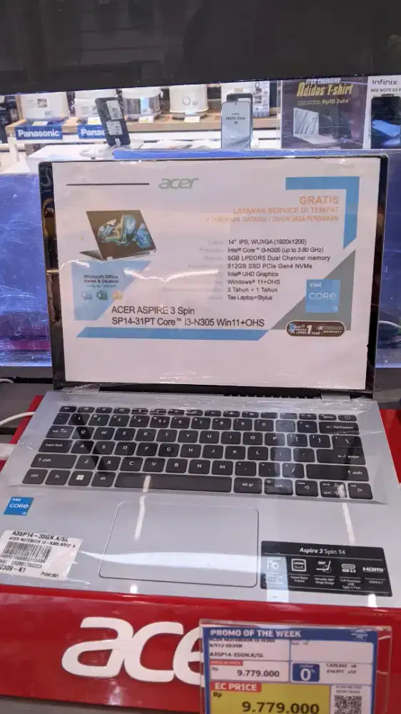 ACER NOTEBOOK 13-N305 8/512 SILVER