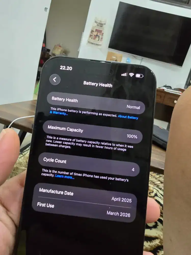 Iphone 16 plus 256 rasa baru