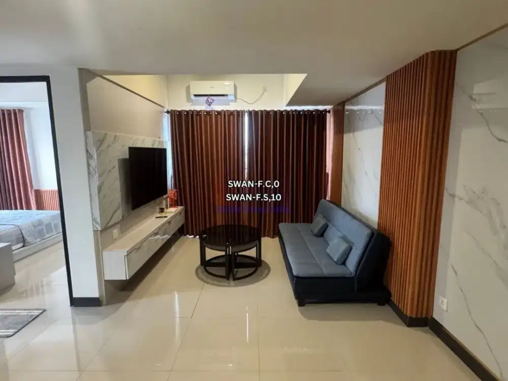 Apartemen 2 BR Hook Full Furnish Citra Plaza Nagoya Lt. 17 View Kota