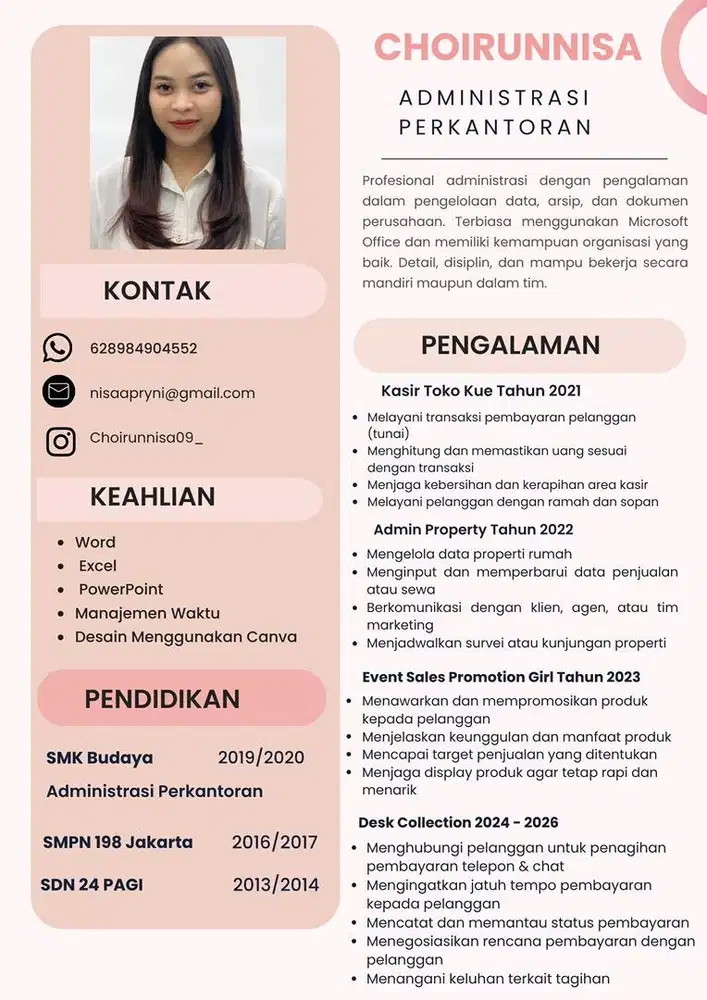 Info loker admintrasi
