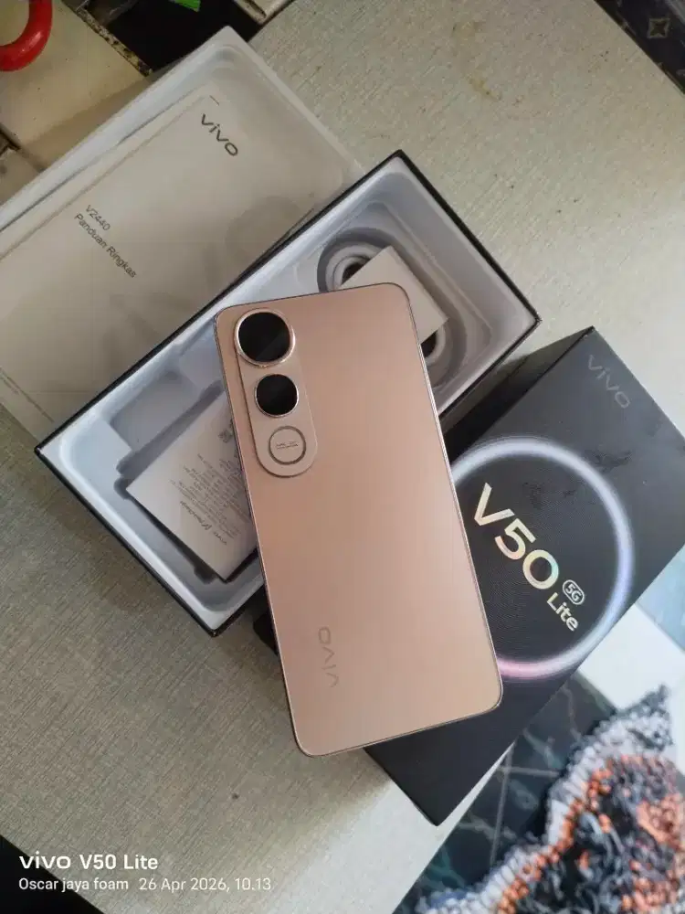 Vivo v50 lite 5G ram 8/256 mulus